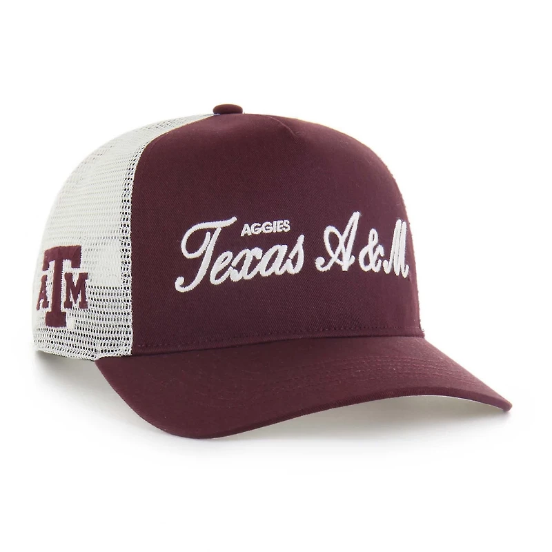 Unisex '47 Texas AM Aggies Contemporary Basics Foundation Trucker Hitch Adjustable Hat