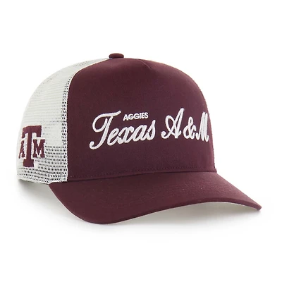 Unisex '47 Texas AM Aggies Contemporary Basics Foundation Trucker Hitch Adjustable Hat