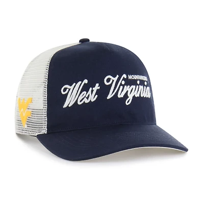 Unisex '47 West Virginia Mountaineers Contemporary Basics Foundation Trucker Hitch Adjustable Hat