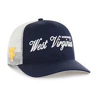 Unisex '47 West Virginia Mountaineers Contemporary Basics Foundation Trucker Hitch Adjustable Hat