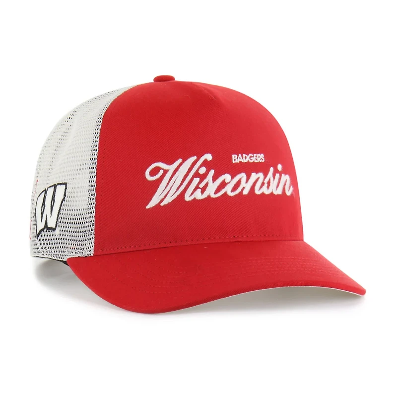 Unisex '47 Wisconsin Badgers Contemporary Basics Foundation Trucker Hitch Adjustable Hat