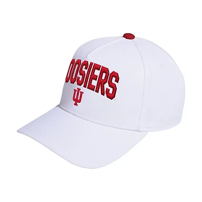 Unisex adidas Indiana Hoosiers Locker Room A-Frame Adjustable Hat
