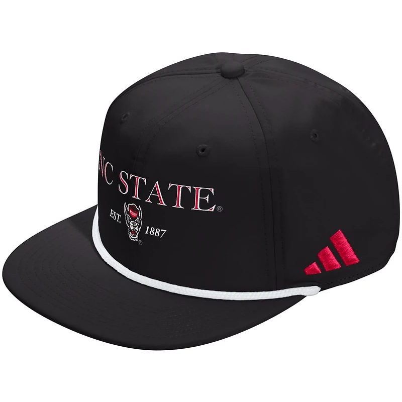 Unisex adidas NC State Wolfpack Seasonal Rope Adjustable Hat