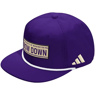 Unisex adidas Washington Huskies Locker Room Rope Adjustable Hat