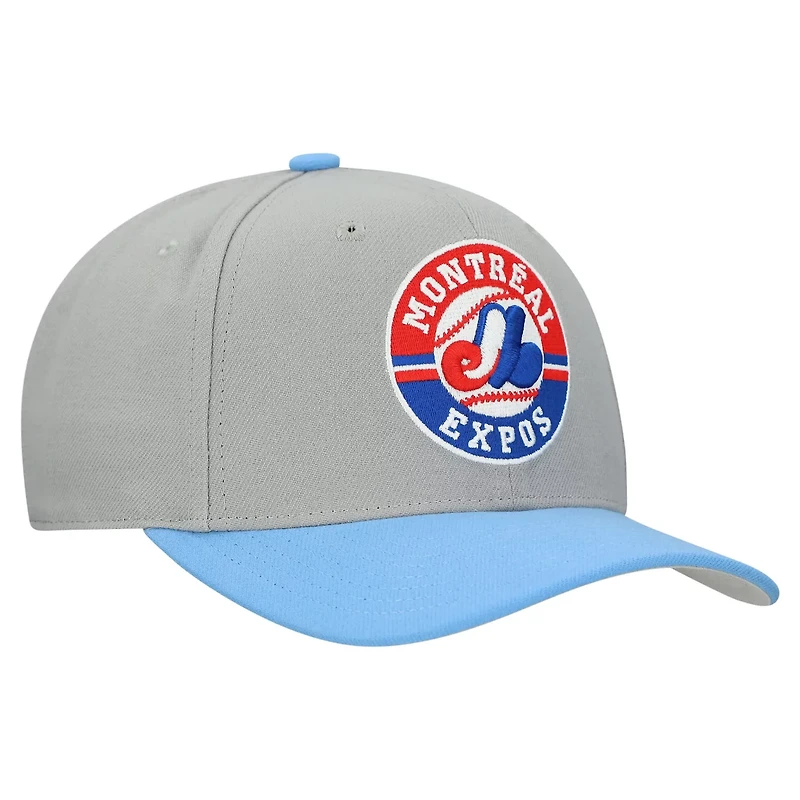 Unisex Mitchell Ness Montreal Expos Basic Coop Pro Adjustable Hat