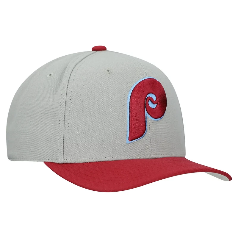 Unisex Mitchell Ness Philadelphia Phillies Basic Coop Pro Adjustable Hat