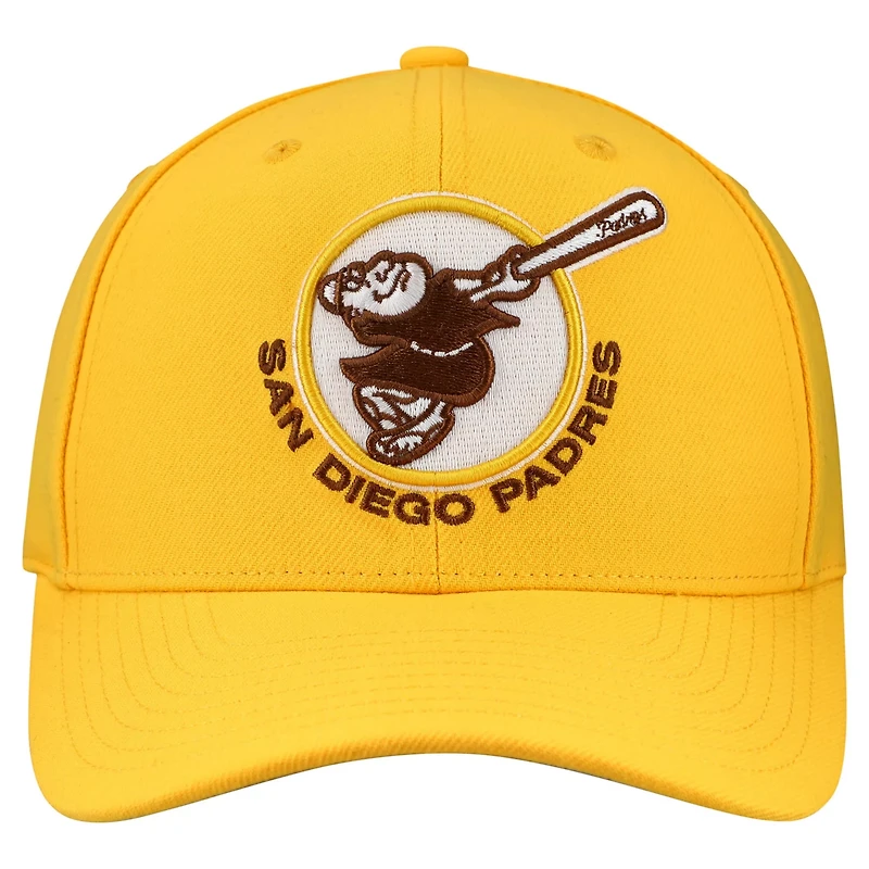 Unisex Mitchell  Ness San Diego Padres Basic Coop Pro Adjustable Hat