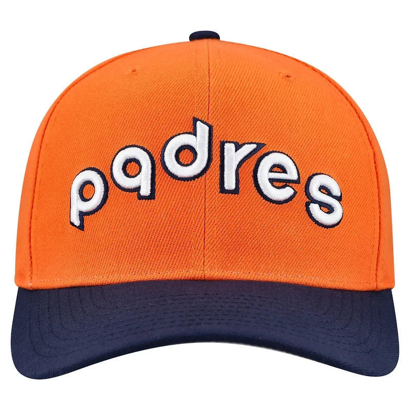 Unisex Mitchell  Ness San Diego Padres Basic Coop Pro Adjustable Hat