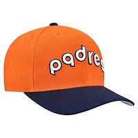 Unisex Mitchell  Ness San Diego Padres Basic Coop Pro Adjustable Hat
