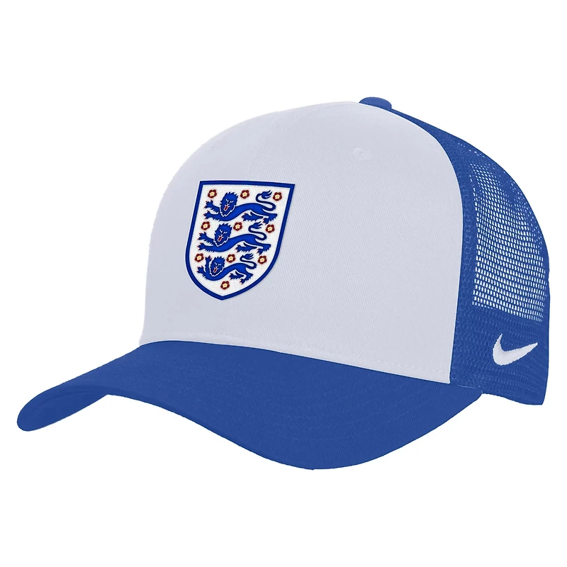 Unisex Nike Blue England National Team Rise Adjustable Trucker Hat