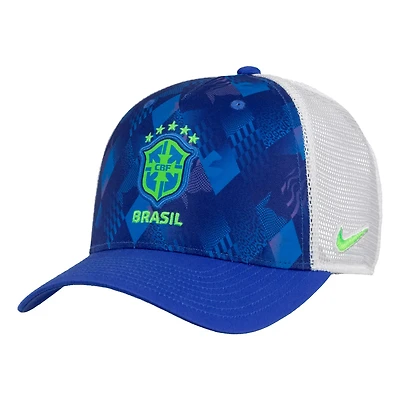 Unisex Nike Brazil National Team Rise Printed Trucker Adjustable Hat