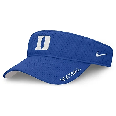 Unisex Nike Duke Blue Devils 2025 Dugout Softball Ace Performance Adjustable Visor