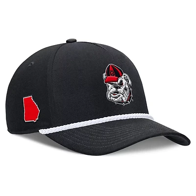 Unisex Nike Georgia Bulldogs 2026 Basketball Refresh 5-Panel Rope Rise Hat