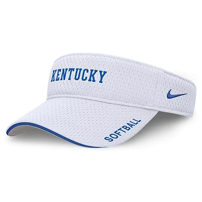 Unisex Nike Kentucky Wildcats 2025 Dugout Softball Ace Performance Adjustable Visor