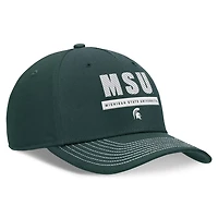 Unisex Nike Michigan State Spartans 2024 Sideline Rise Adjustable Hat