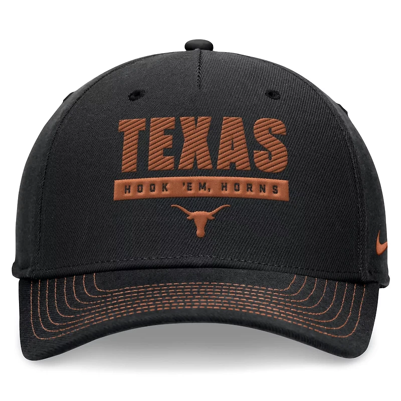 Unisex Nike Texas Longhorns 2024 Sideline Rise Adjustable Hat