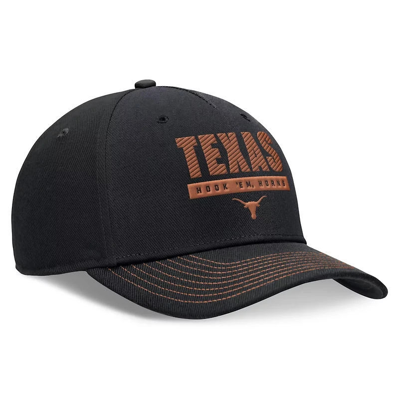 Unisex Nike Texas Longhorns 2024 Sideline Rise Adjustable Hat