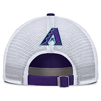 Unisex Nike White Arizona Diamondbacks 2025 City Connect Club Trucker Adjustable Hat