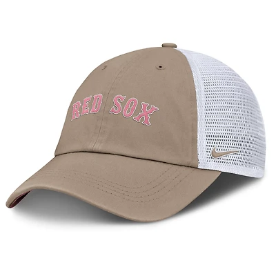 Unisex Nike White Boston Red Sox Mother's Day Club Trucker Adjustable Hat