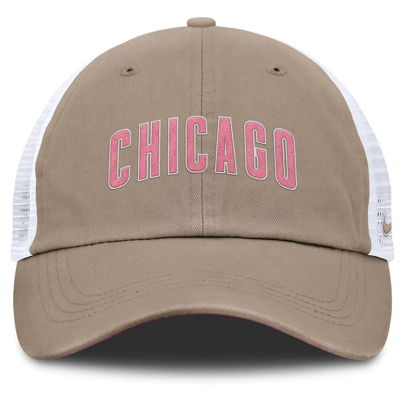 Unisex Nike White Chicago Cubs Mother's Day Club Trucker Adjustable Hat