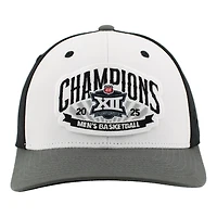 Unisex Zephyr Charcoal Houston Cougars 2025 Big 12 Men's Basketball Conference Tournament Champions Locker Room Adjustable Hat