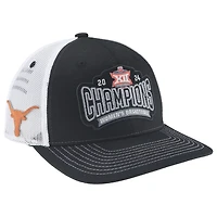 Unisex Zephyr Texas Longhorns 2024 Big 12 Women's Basketball Conference Tournament Champions Locker Room Adjustable Trucker Hat