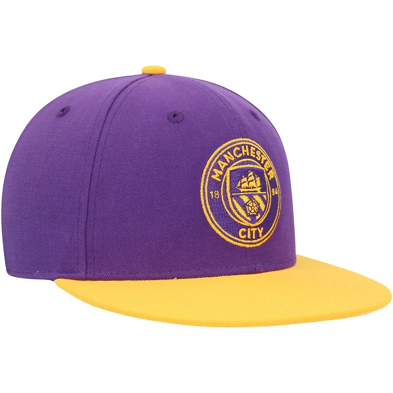 Yellow Manchester City America's Game Fitted Hat