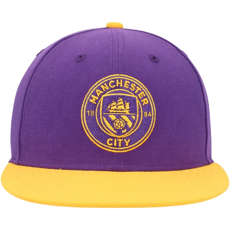 Yellow Manchester City America's Game Fitted Hat