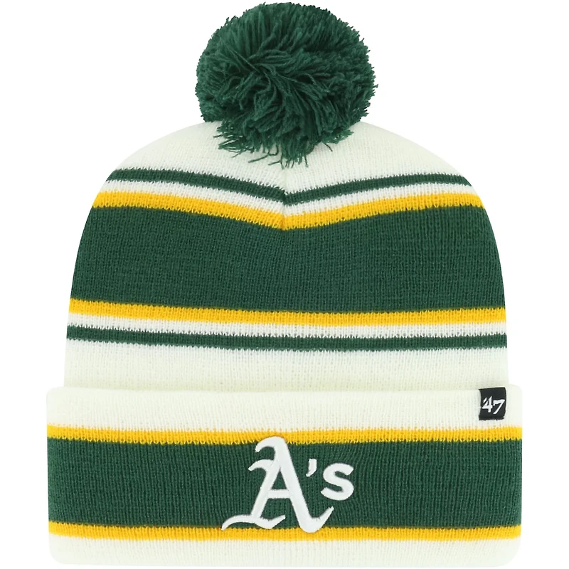 Youth '47 /Green Oakland Athletics Stripling Cuffed Knit Hat with Pom