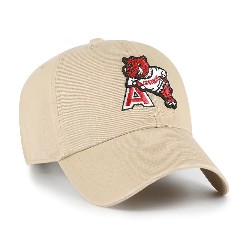 Youth '47 Arkansas Razorbacks Clean Up Adjustable Hat