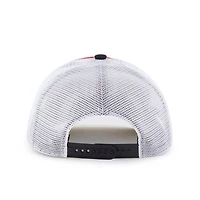 Youth '47 Black NC State Wolfpack Super Stripe Hitch Adjustable Trucker Hat