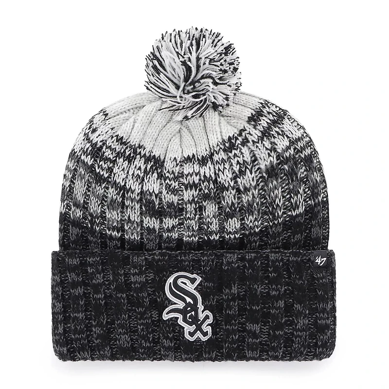 Youth '47 Chicago White Sox Cascade Cuffed Knit Hat with Pom