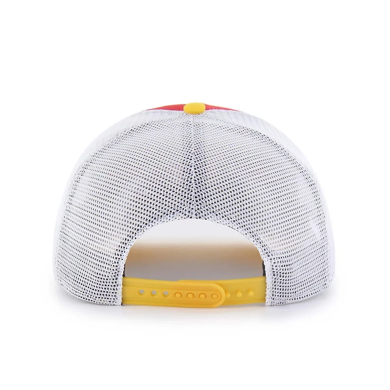 Youth '47 Gold Maryland Terrapins Super Stripe Hitch Adjustable Trucker Hat