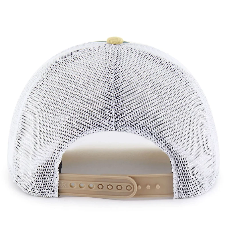 Youth '47 Gold South Florida Bulls Super Stripe Hitch Adjustable Trucker Hat