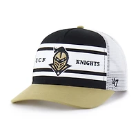 Youth '47 Gold UCF Knights Super Stripe Hitch Adjustable Trucker Hat