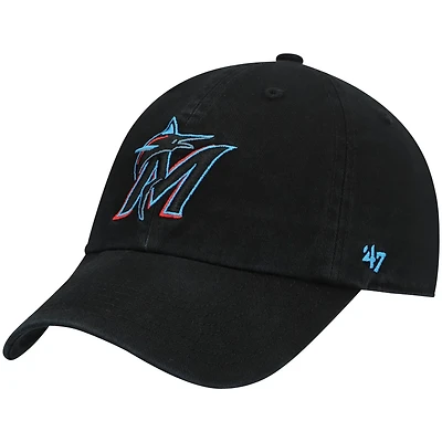 Youth '47 Miami Marlins Team Logo Clean Up Adjustable Hat
