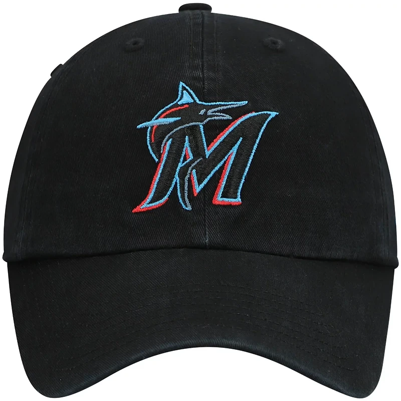 Youth '47 Miami Marlins Team Logo Clean Up Adjustable Hat