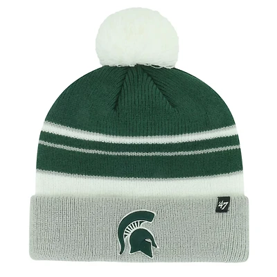 Youth '47 Michigan State Spartans Peewee Cuffed Knit Hat with Pom