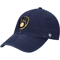Youth '47 Milwaukee Brewers Team Logo Clean Up Adjustable Hat