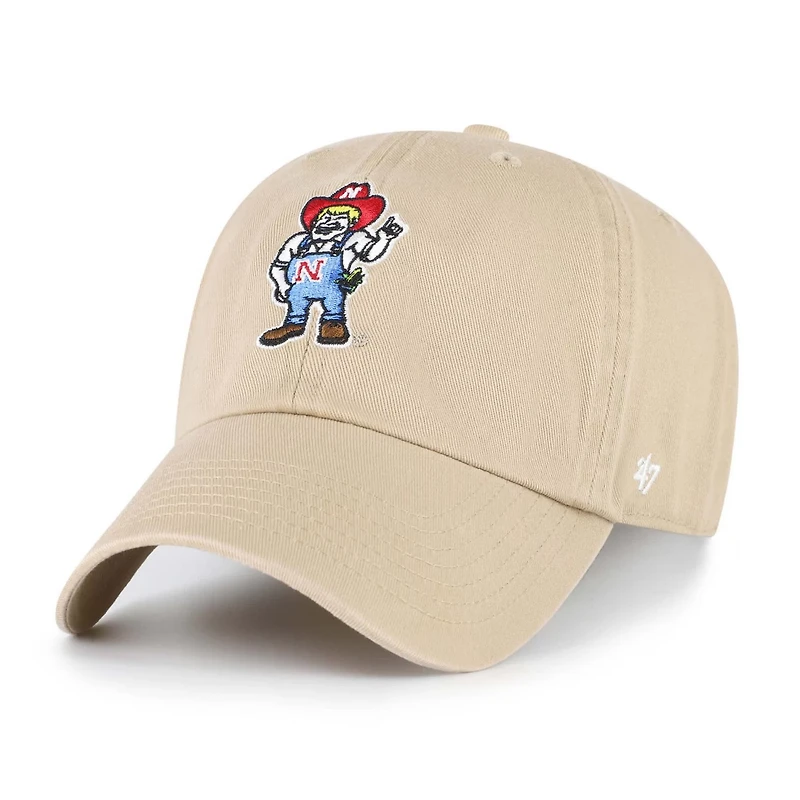 Youth '47 Nebraska Huskers Clean Up Adjustable Hat