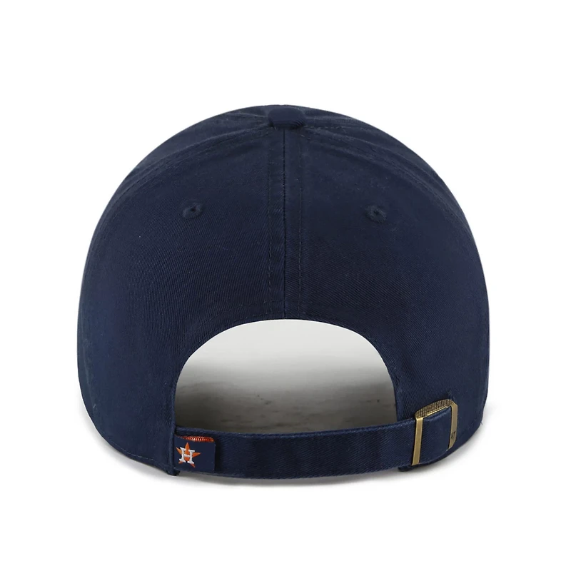 Youth '47 Orange Houston Astros Team Logo Clean Up Adjustable Hat