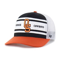 Youth '47 Orange Oklahoma State Cowboys Super Stripe Hitch Adjustable Trucker Hat