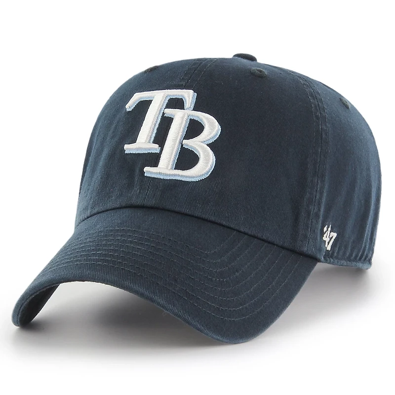 Youth '47 Tampa Bay Rays Team Logo Clean Up Adjustable Hat