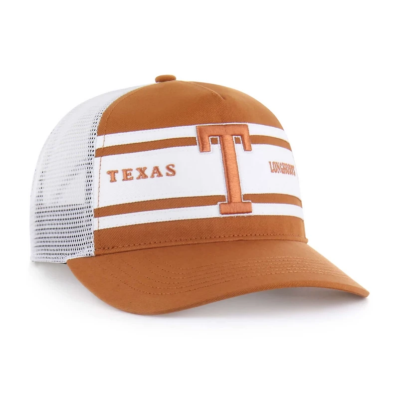 Youth '47 Texas White Texas Longhorns Super Stripe Hitch Adjustable Trucker Hat