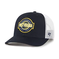 Youth '47 West Virginia Mountaineers Scramble Trucker Adjustable Hat