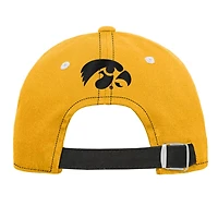 Youth Iowa Hawkeyes Old School Slouch Adjustable Hat