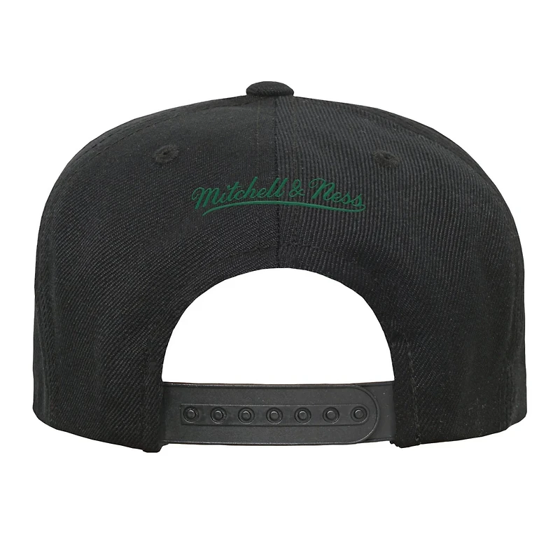 Youth Mitchell Ness Dallas Mavericks Team Script Snapback Hat