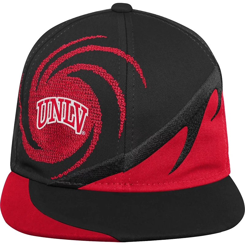 Youth Mitchell  Ness UNLV Rebels Spiral Snapback Hat