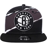 Youth New Era /White Brooklyn Nets Tear Snapback 9FIFTY Snapback Hat