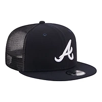 Youth New Era Atlanta Braves 9FIFTY Trucker Snapback Hat
